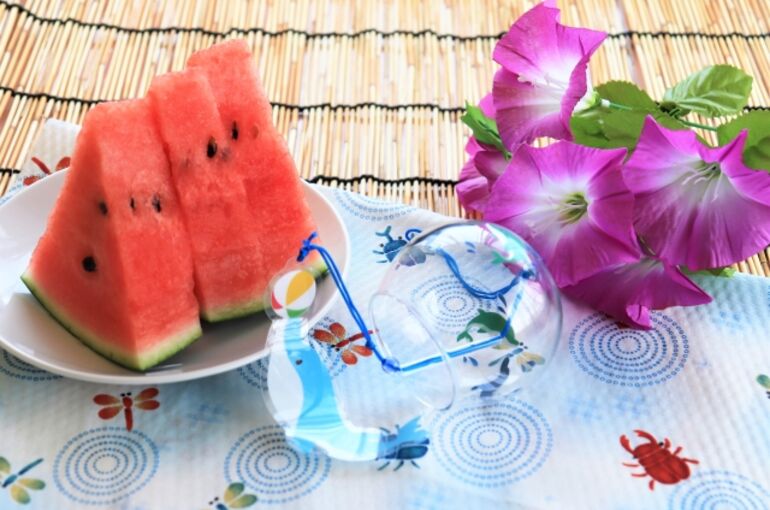 暑い夏とスイカ