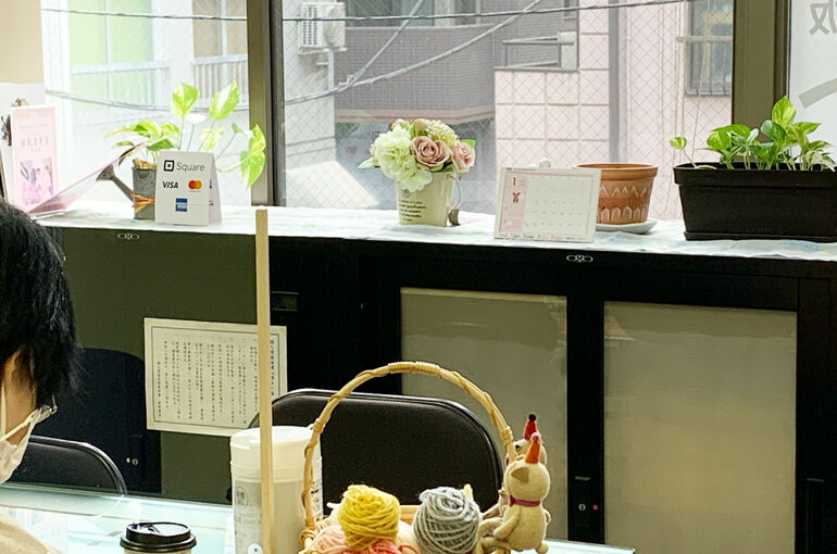 恋する編み物お茶会